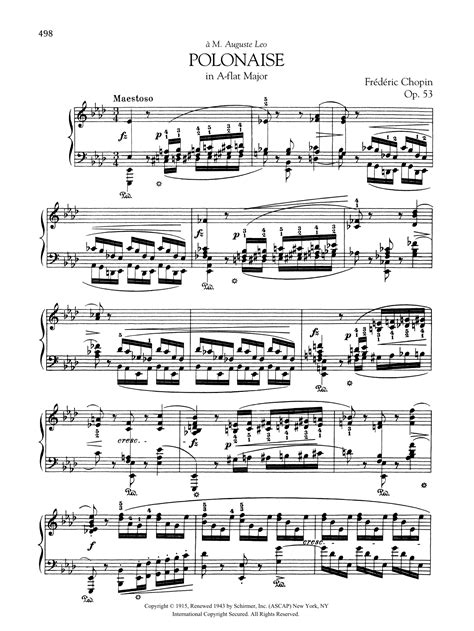 Polonaise In A-flat Major, Op. 53